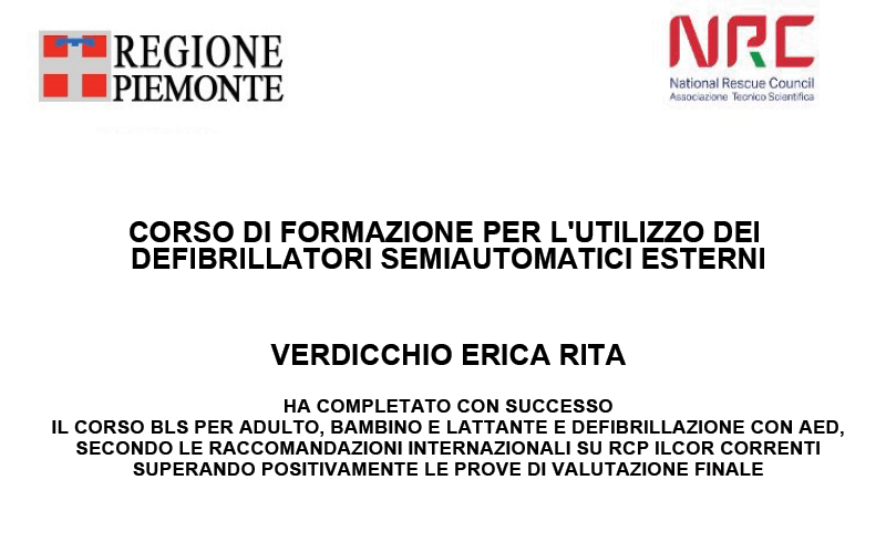 Erica Defibrillatore